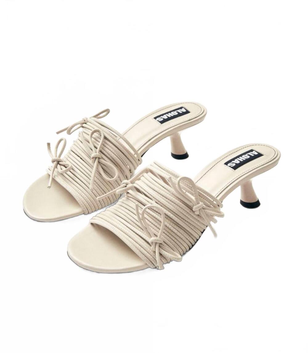 NEW ALOHAS women's viva sandal in white